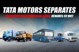 Tata Motors Separates Passenger and Commercial Arms, Renames CV Unit