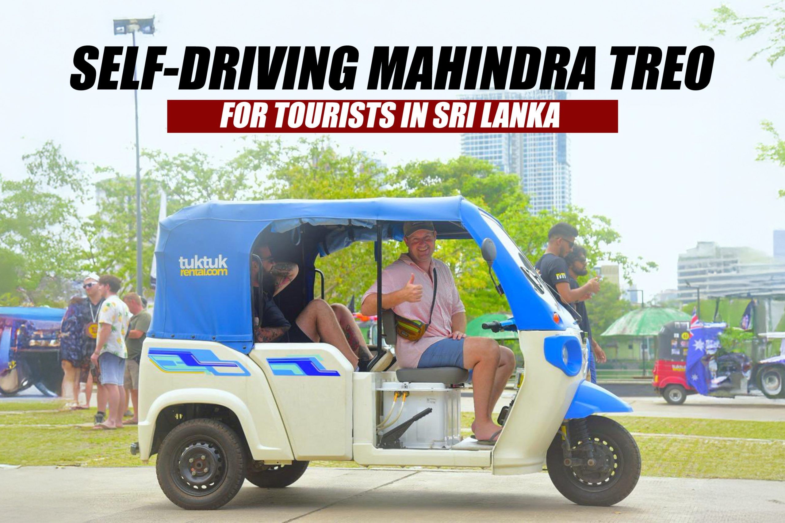 Tourists in Sri Lanka Can Now Drive Mahindra Treo EVs Through New Rental Partnership