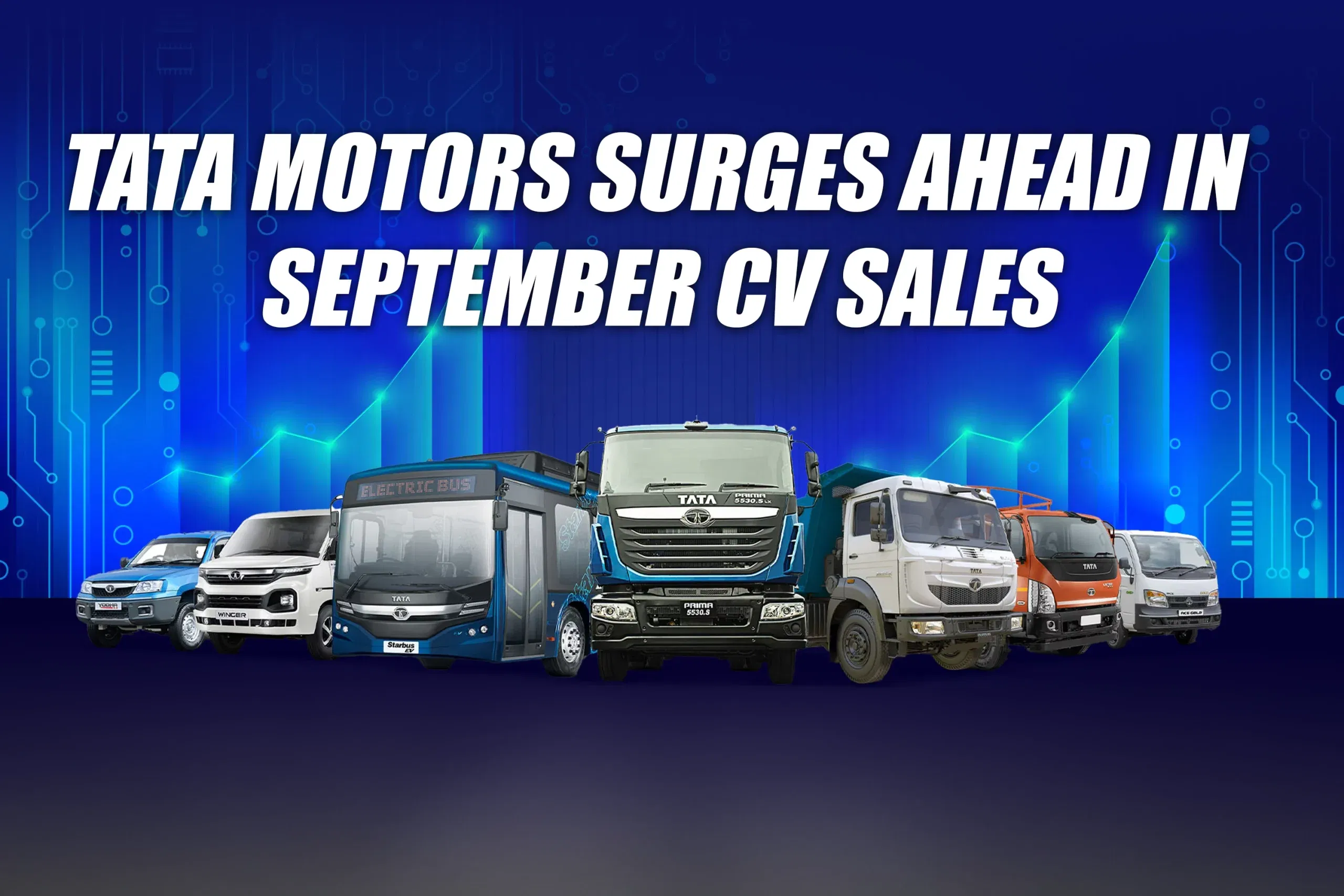 September CV Sales: Tata Motors Outpaces Competition with 19% Growth After GST 2.0