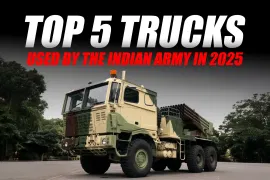 Top 5 Trucks Used by the Indian Army in 2025