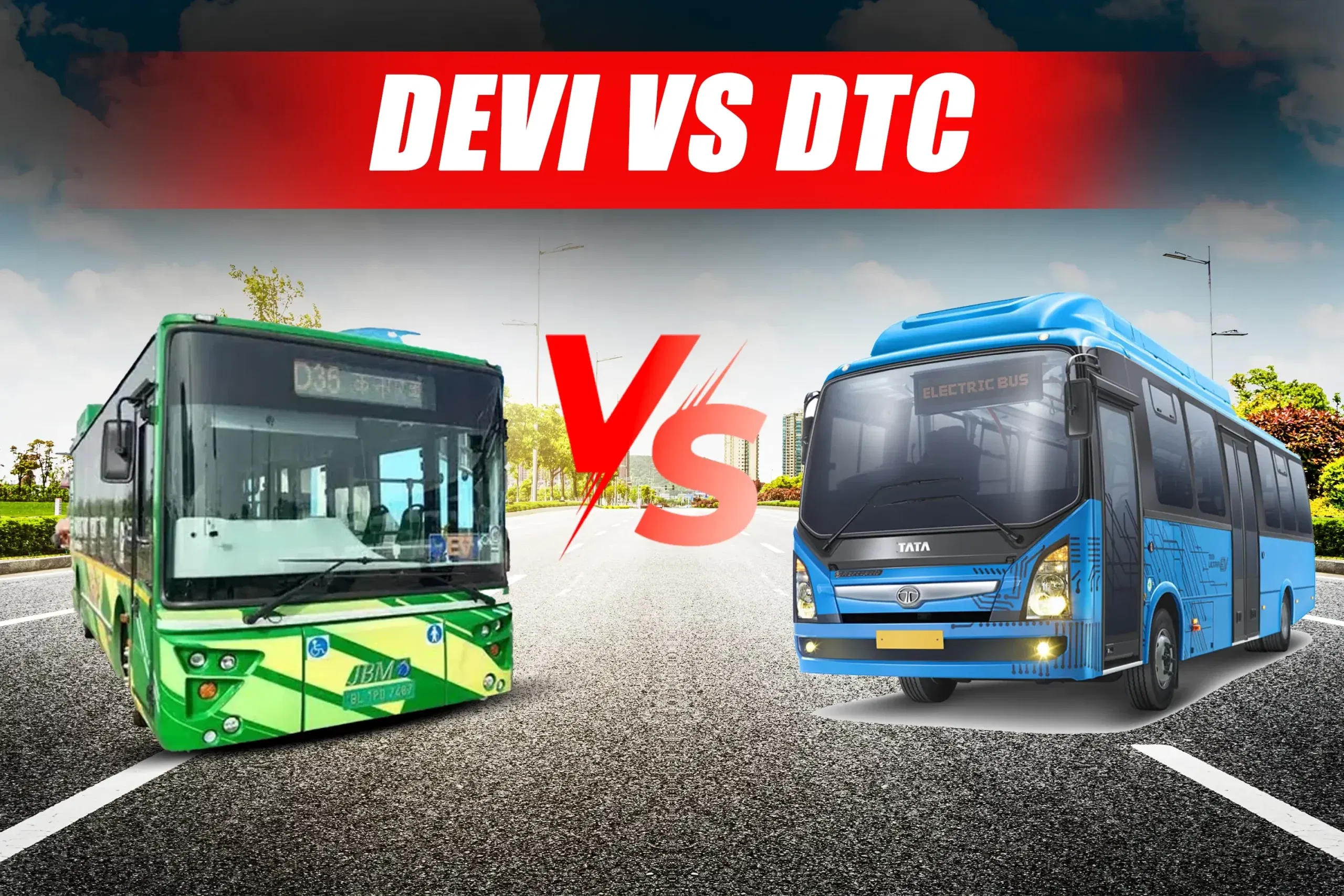New DEVi Buses vs Old DTC Buses