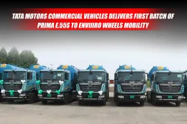 Tata Motors Commercial Vehicles Delivers First Batch of Prima E.55S to Enviiiro Wheels Mobility