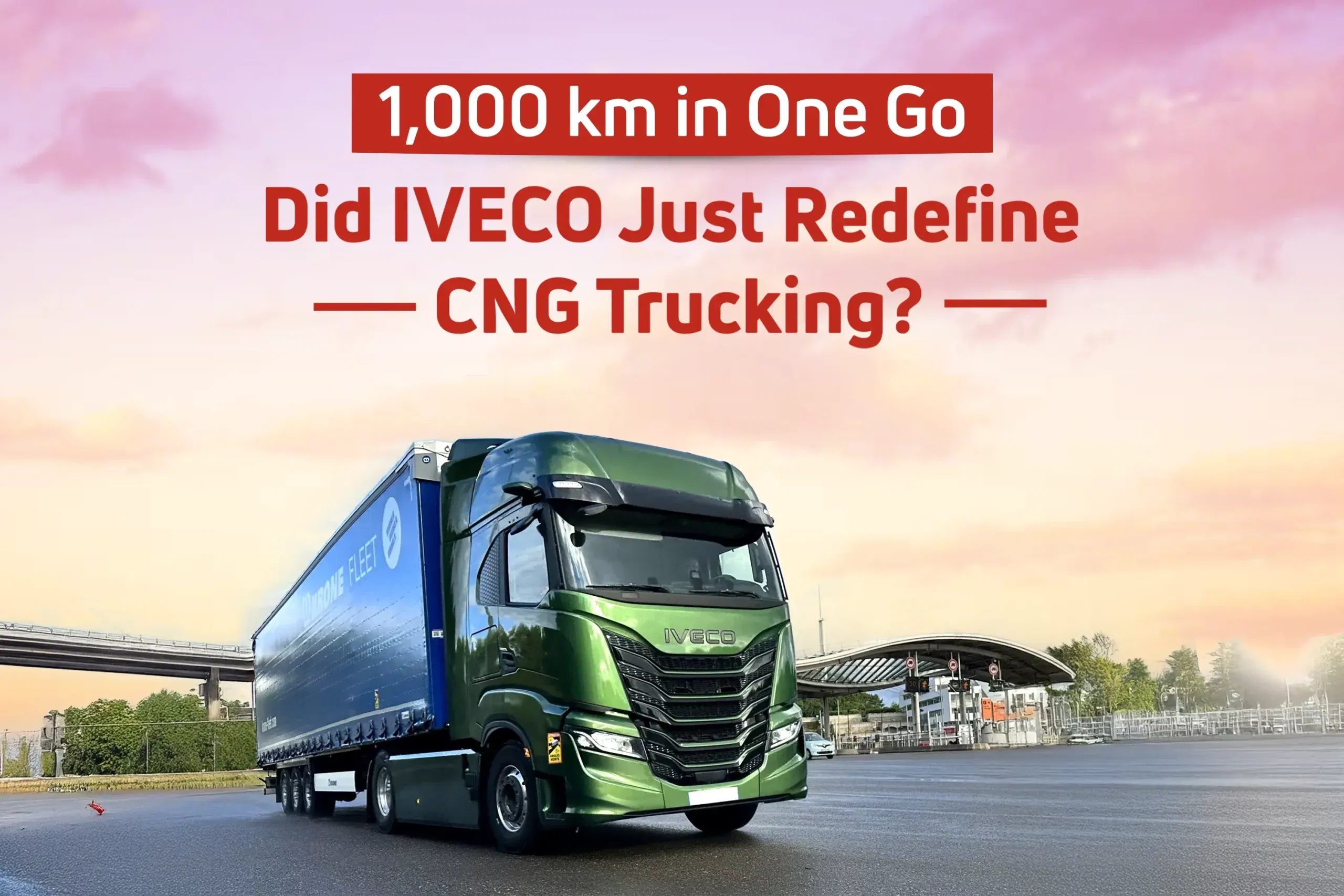 IVECO S-Way CNG Achieves 1,000+ km Single-Refill Range Milestone