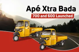 Piaggio Introduces Ape Xtra Bada 700 and Ape Xtra 600; Expands Its Diesel Cargo Lineup Piaggio Introduces Ape Xtra Bada 700 and Ape Xtra 600; Expands Its Diesel Cargo Lineup