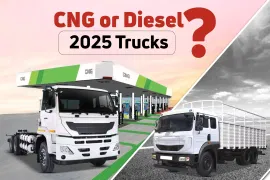 BS6 Diesel vs CNG Trucks 2025: Mileage, Price &amp; Performance