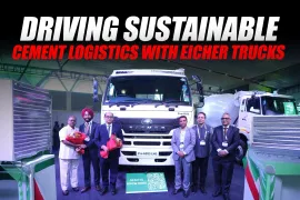 Sustainable Cement Logistics: Eicher Trucks and Buses Unveils Latest Models at 15th Cement Expo Sustainable Cement Logistics: Eicher Trucks and Buses Unveils Latest Models at 15th Cement Expo