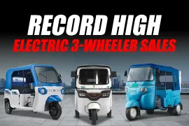Mahindra, Bajaj, TVS Lead the Charge as Electric 3-Wheeler Sales Hit Record High in October Mahindra, Bajaj, TVS Lead the Charge as Electric 3-Wheeler Sales Hit Record High in October