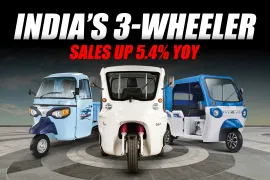 3-Wheeler Market in India Grows 5.43% YoY, Sells 1,29,517 Units in October 2025