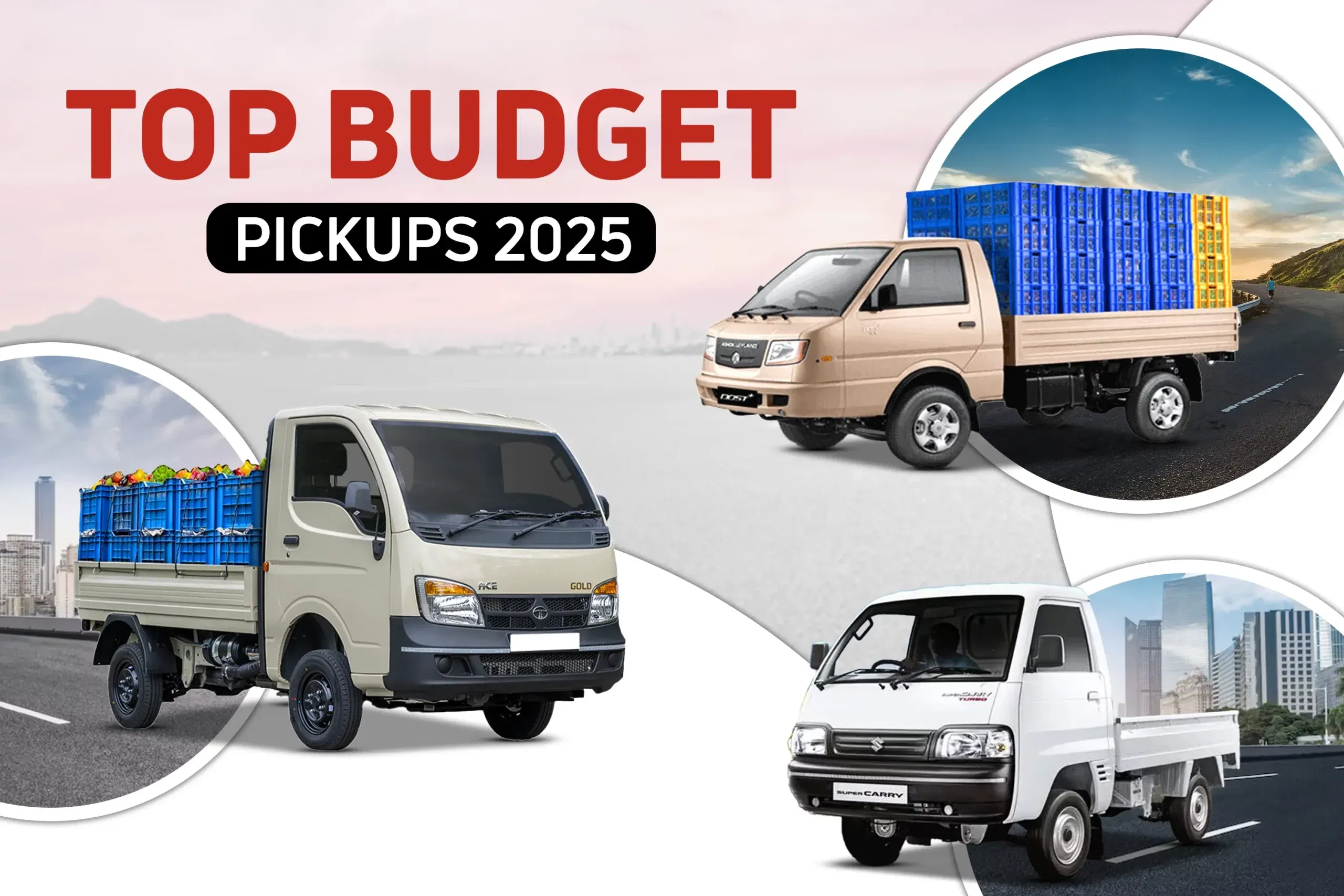 Best Pickup Trucks Under Rs. 10 Lakh in 2025