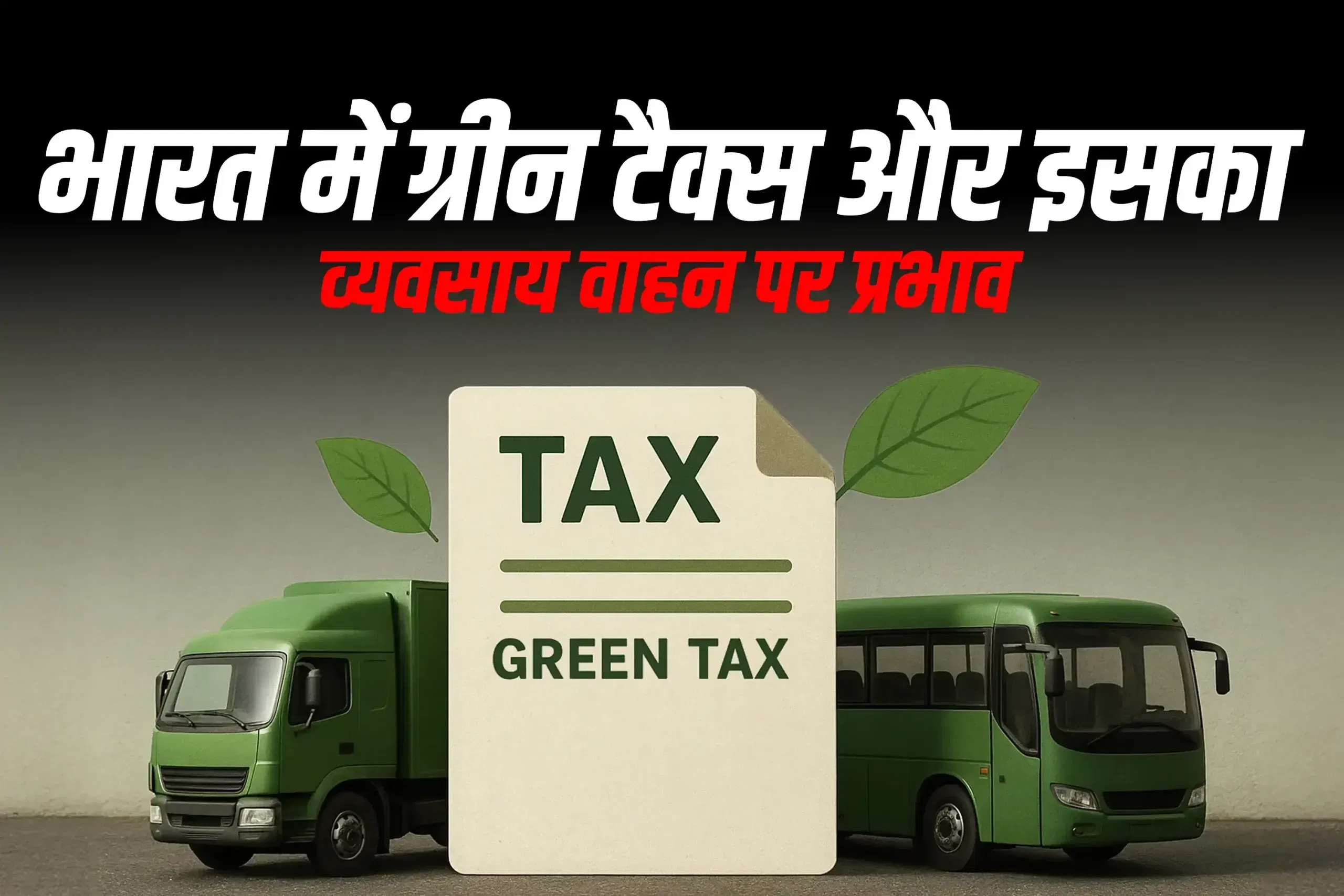 भारत में ग्रीन टैक्स और इसका व्यवसाय वाहन पर प्रभाव