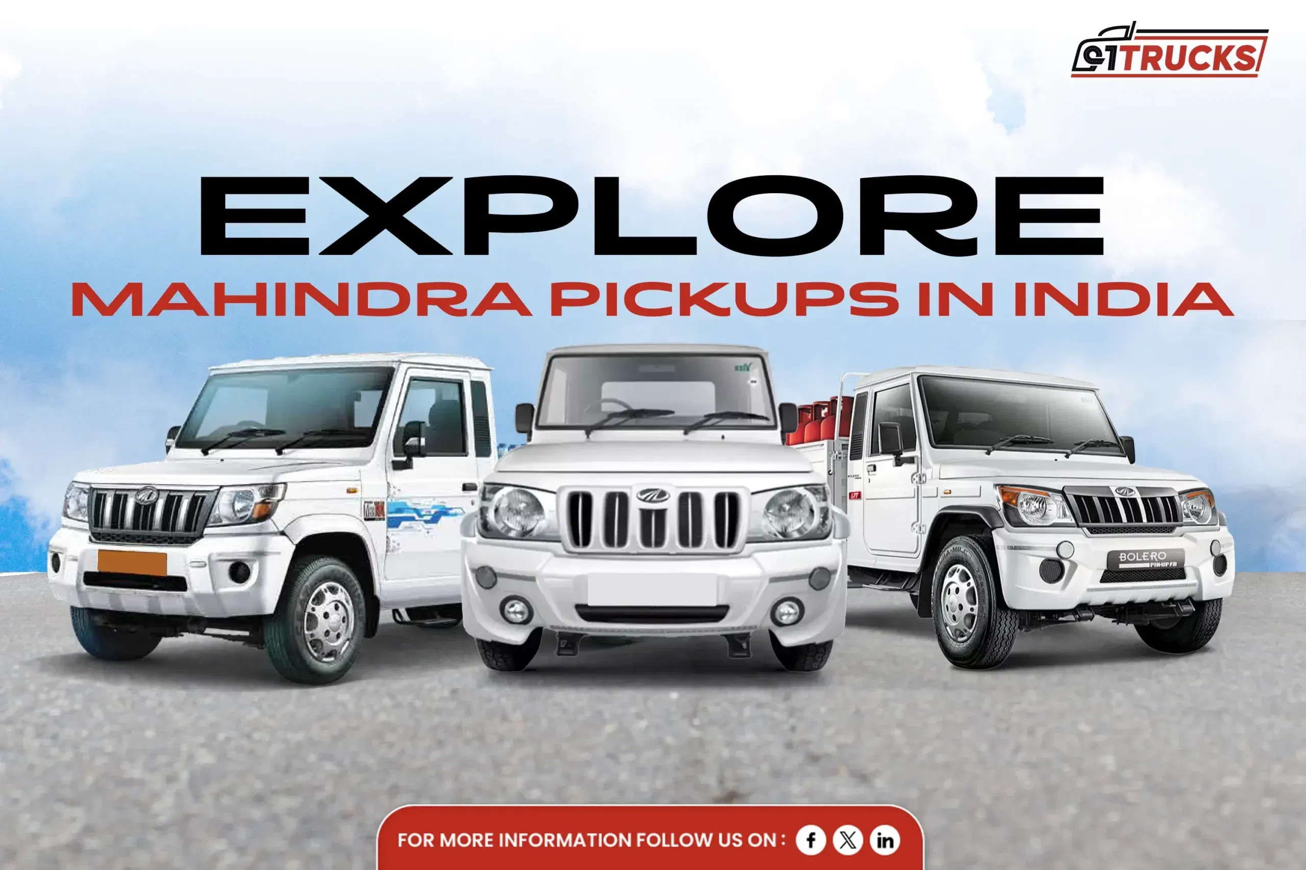 Mahindra Pikup Trucks in India: Models, Features and Price Mahindra Pikup Trucks in India: Models, Features and Price