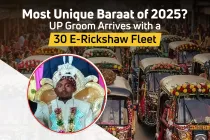 30 E-Rickshaws, 1 Groom: UP's Most Creative Baraat of the Year