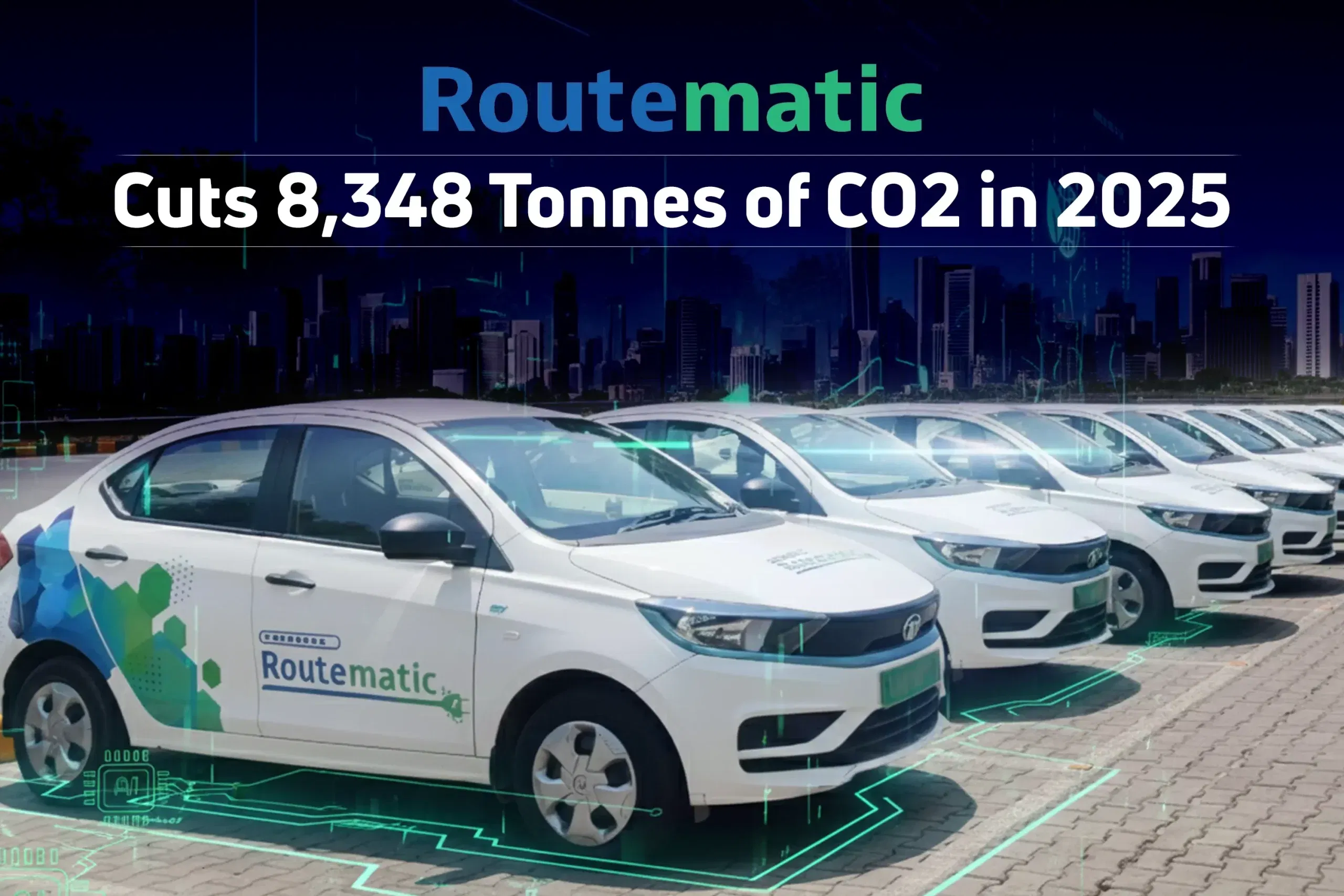 Routematic Cuts 8,348 Tonnes of CO2  in 2025 With AI-Optimized Employee Commutes