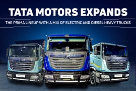 Tata Motors Expands the Prima Lineup With a Mix of Electric and Diesel Heavy Trucks Tata Motors Expands the Prima Lineup With a Mix of Electric and Diesel Heavy Trucks