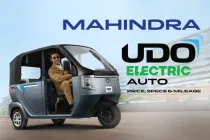 Mahindra UDO Electric Auto Price Rs. 3.59 Lakh – Specs and Mileage